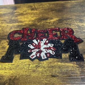 Cheer Mom Sequin Patch